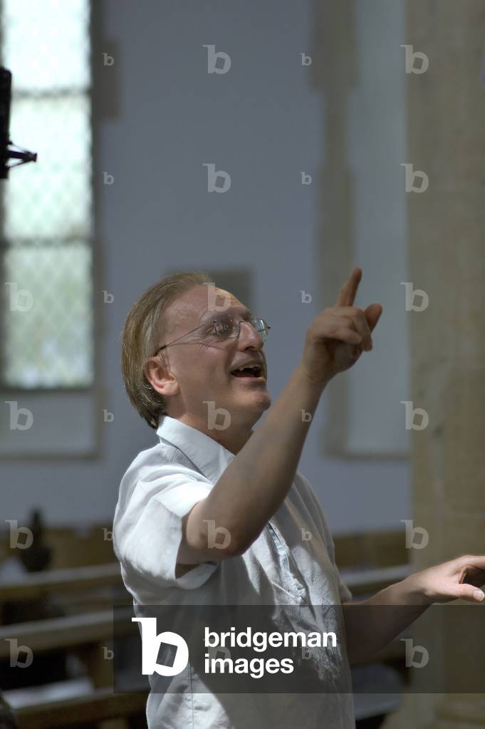 Dominic Muldowney - in rehearsal of 'Five Shakespeare Songs' by Roderick Williams and Andrew West