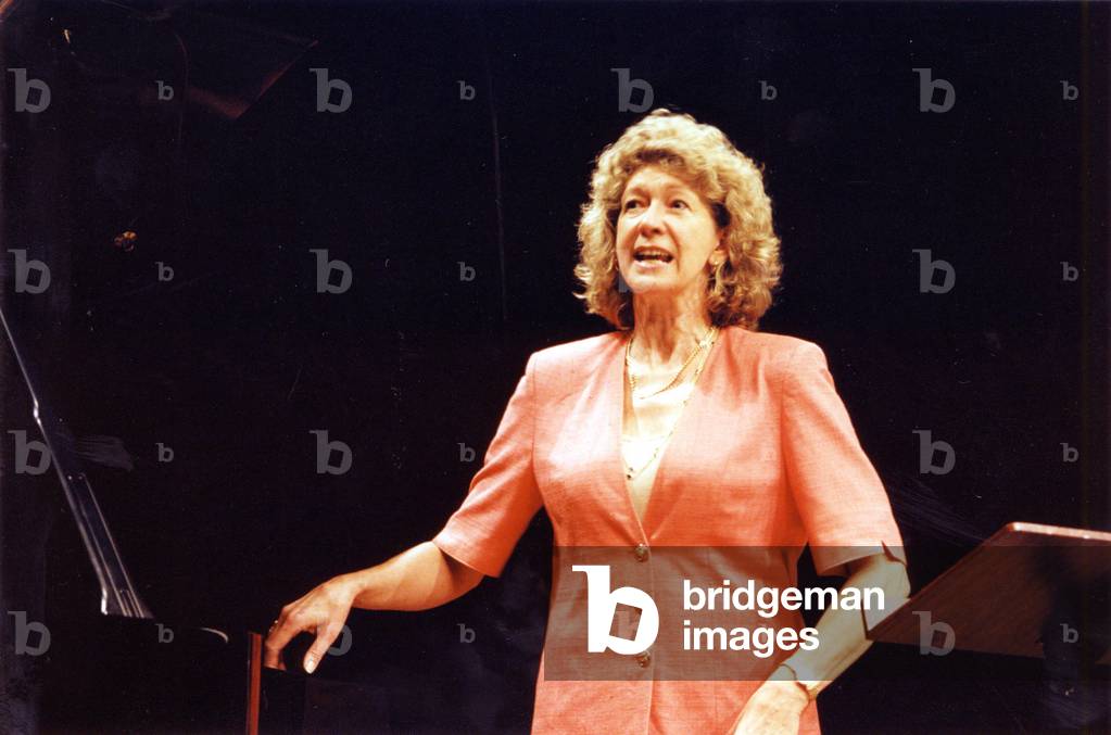 Felicity Lott singing, Aldeburgh , 1999 English singer