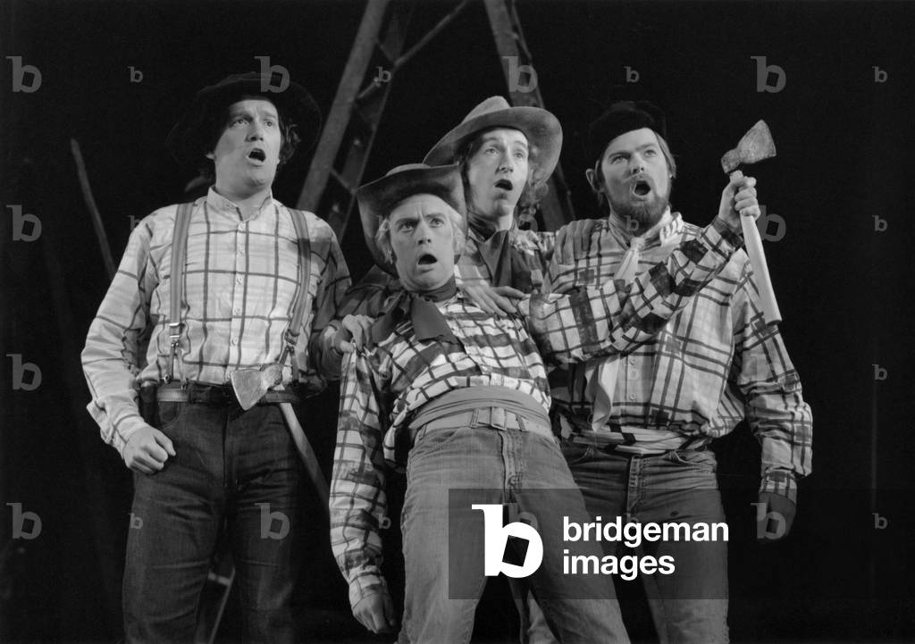 Benjamin Britten 's opera 'Paul Bunyan' Aldeburgh, 1976  BB: English composer, conductor and pianist - 22 November 1913 - 4 December 1976