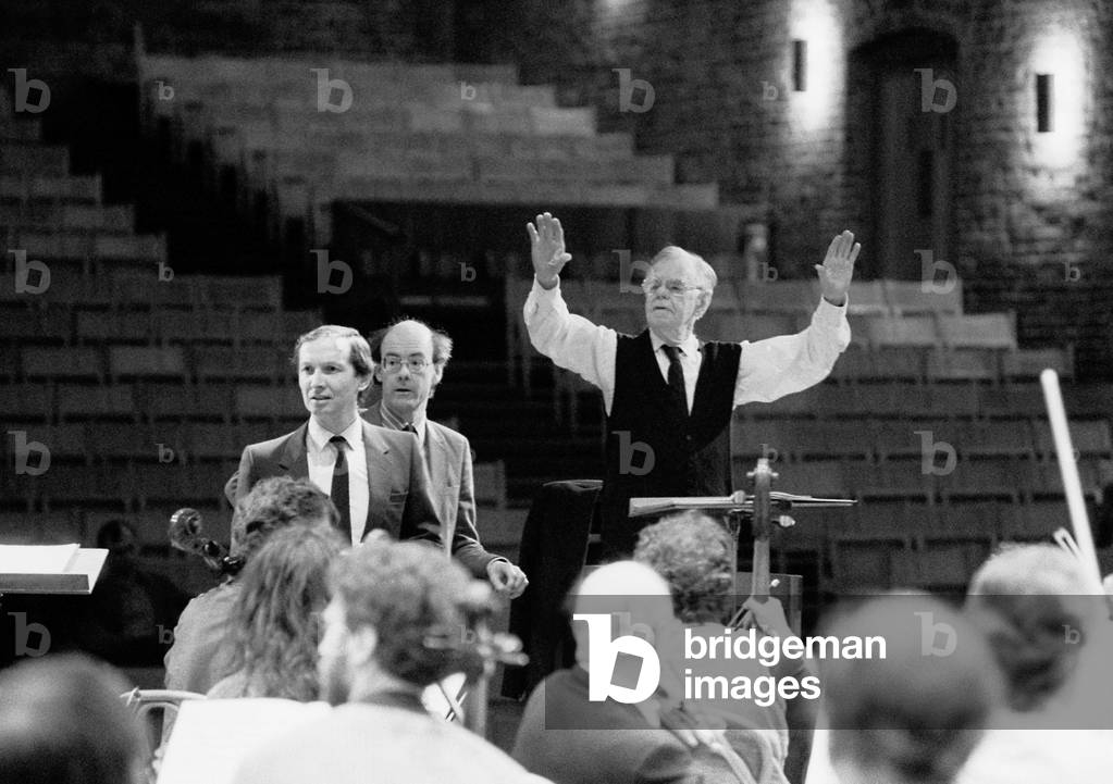 Sir Reginald Goodall conducting at Snape in 1986