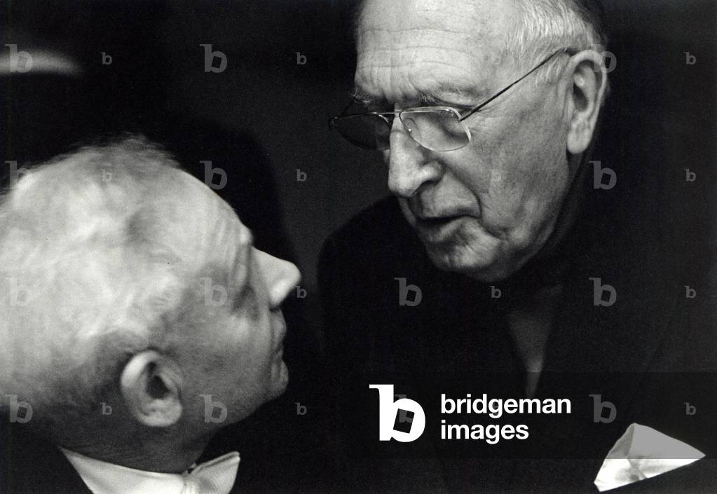 William Walton and James Blades - Aldeburgh, 1979
