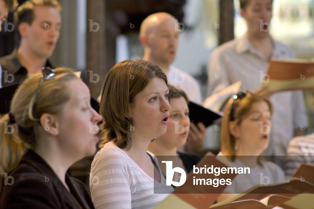 Polyphony - singer in a choir, Southwold Parish Church, Aldeburgh Festival, 2006