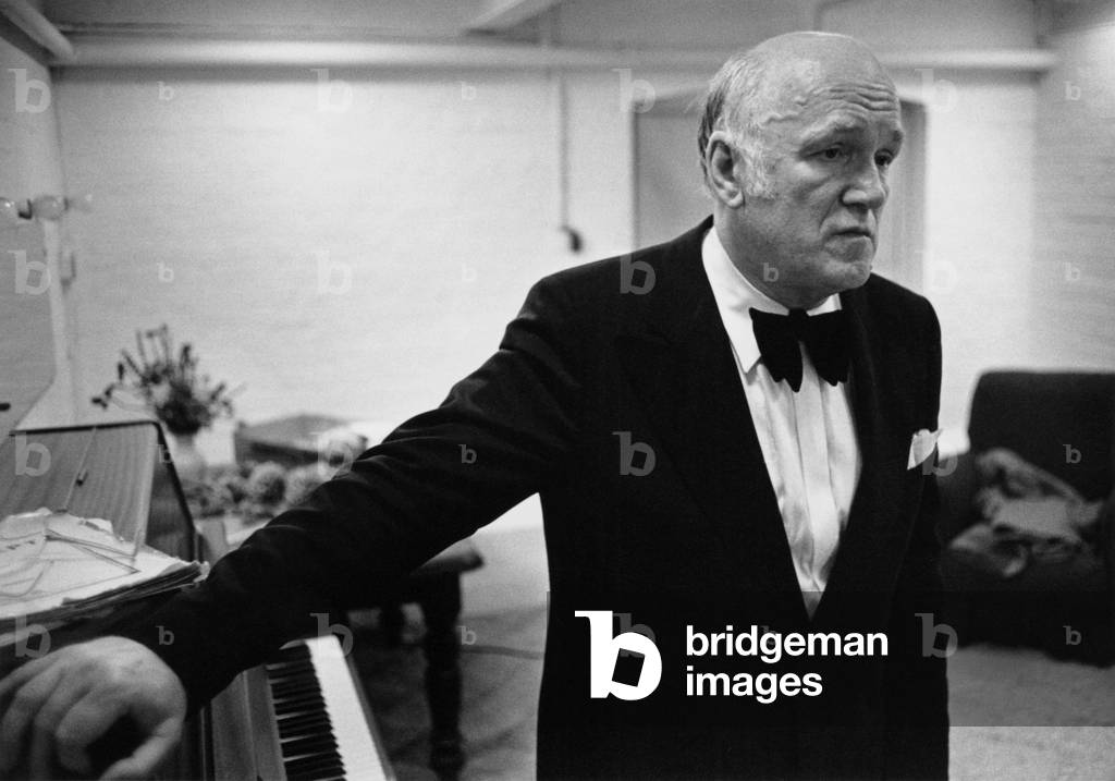 RICHTER, Sviatoslav in 1977 at Aldeburgh Russian pianist 1915-1997