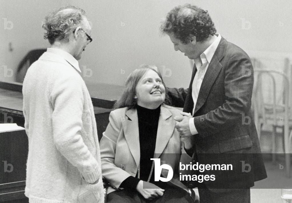 Jacqueline du Pre at Master class at Snape, Aldeburgh 1979 with Daniel Barenboim and Hugh Maguire