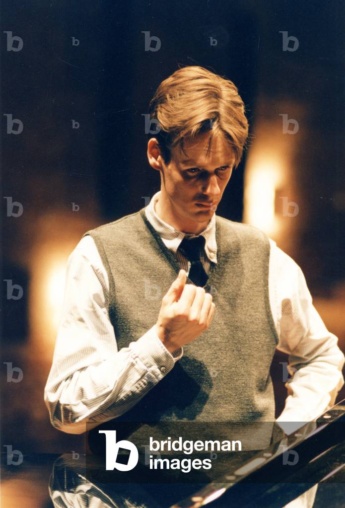 Ian Bostridge rehearsing at Aldeburgh, June 1998 English tenor