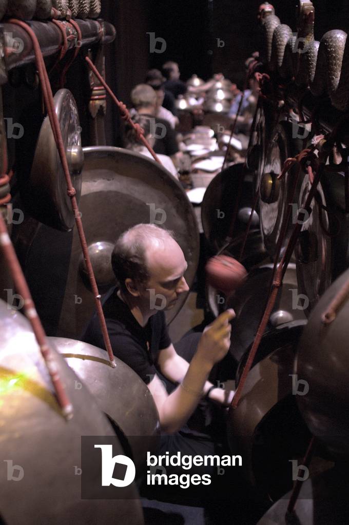 South Bank Gamelan Players - the percussion ensemble performing in Snape Maltings during the Aldeburgh Festival, June 2005