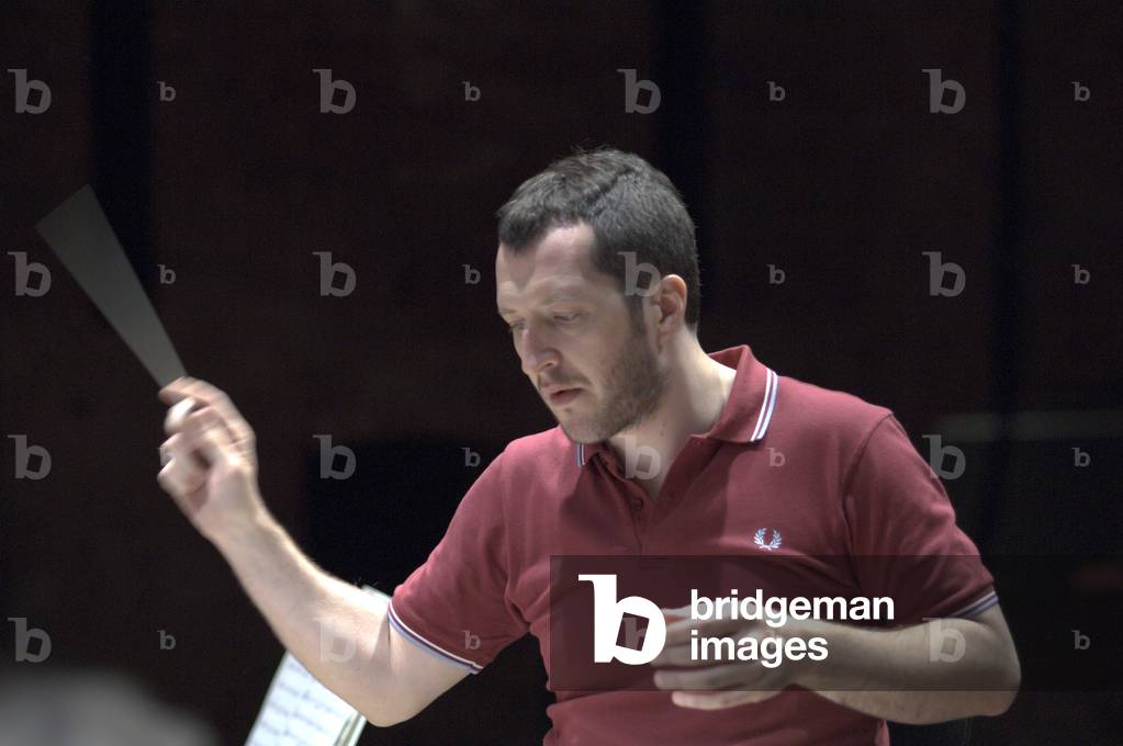 Thomas Ades - portrait of the English composer and artistic director of the Aldeburgh festival in Snape Maltings during the Aldeburgh Festival, 1 June 2005