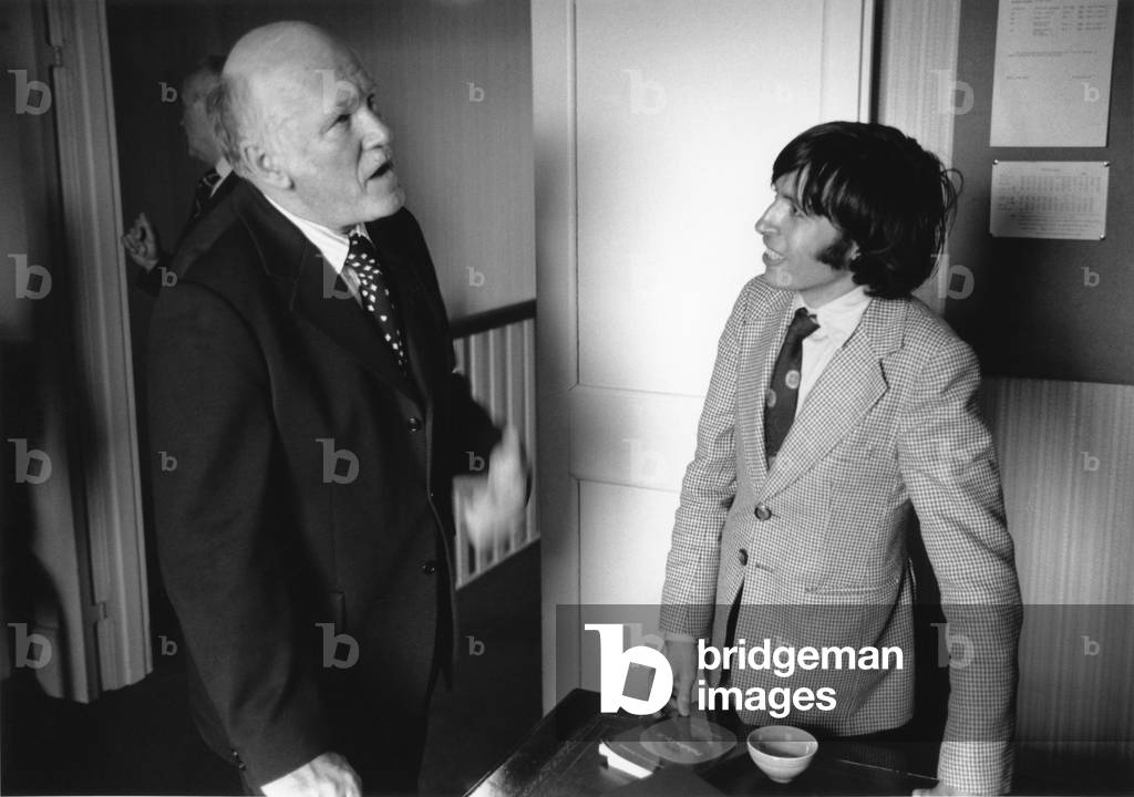 Sviatoslav Richter (1915 - 1997), Ukranian pianist, and Murray Perahia (b