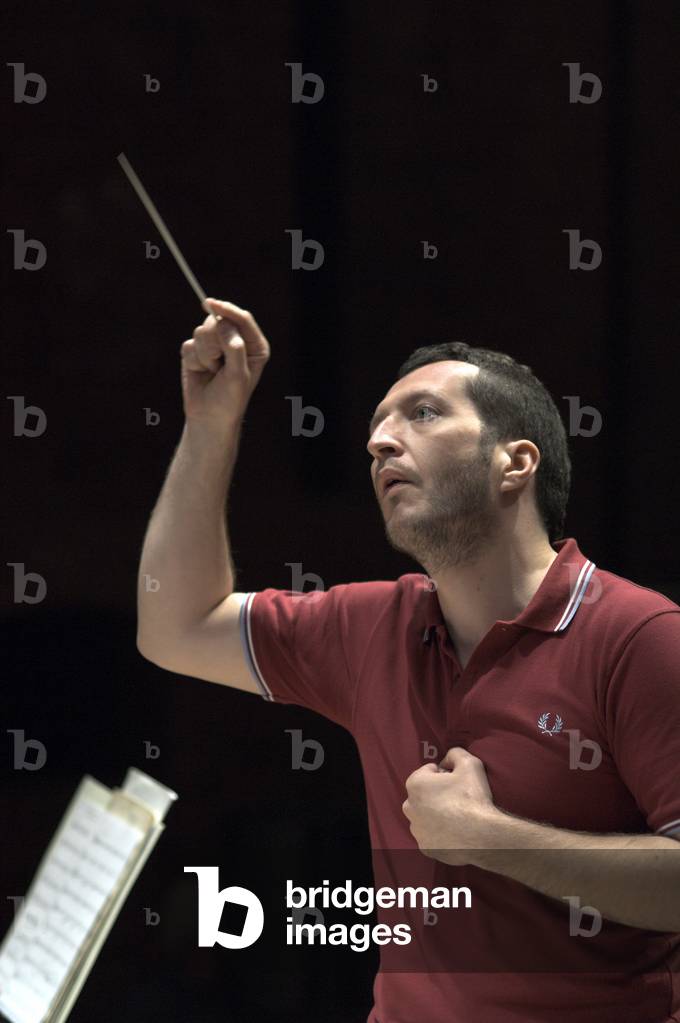 Thomas Ades - portrait of the English composer and artistic director of the Aldeburgh festival in Snape Maltings during the Aldeburgh Festival, 1 June 2005
