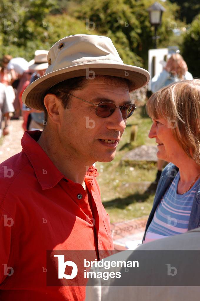 Michael Berkeley,  talking to people at Aldeburgh Festival 2004