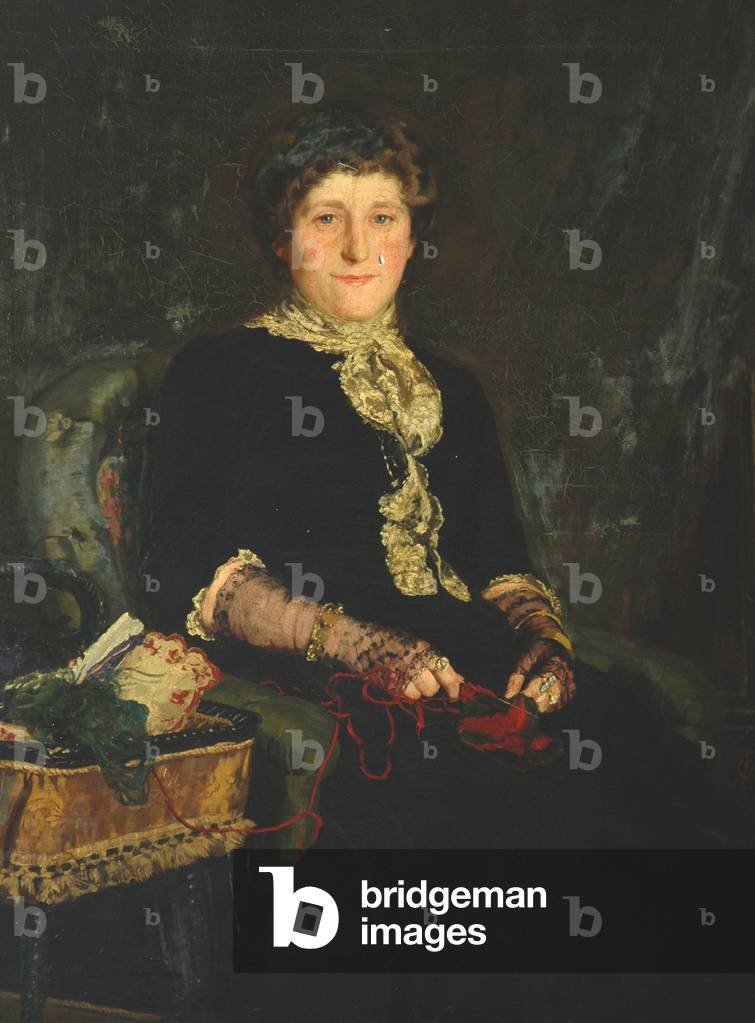 Mrs Rufus Mitchell (oil on canvas)