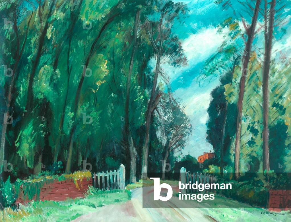 The Gateway to the Manor, c.1942-43 (oil on board)