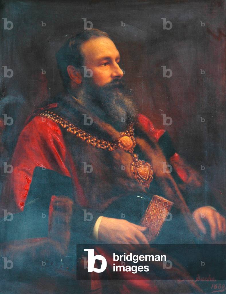 Sir Angus Holden, 1880 (oil on canvas)