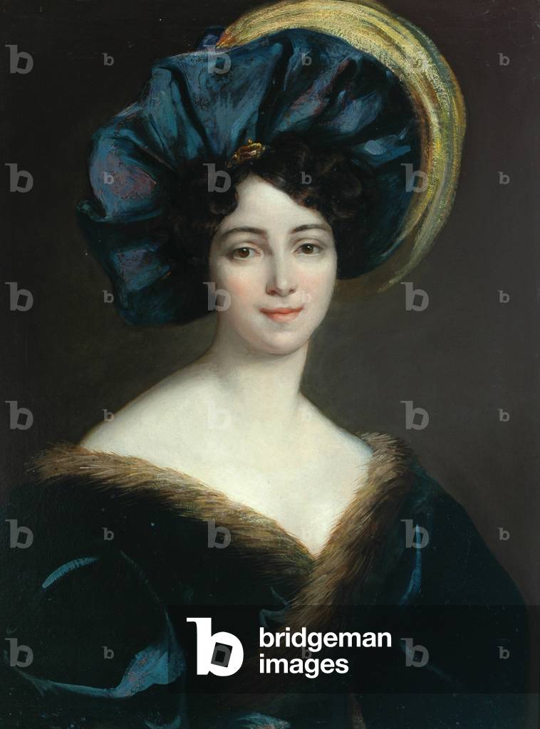 A Fashionable Lady (oil on canvas)
