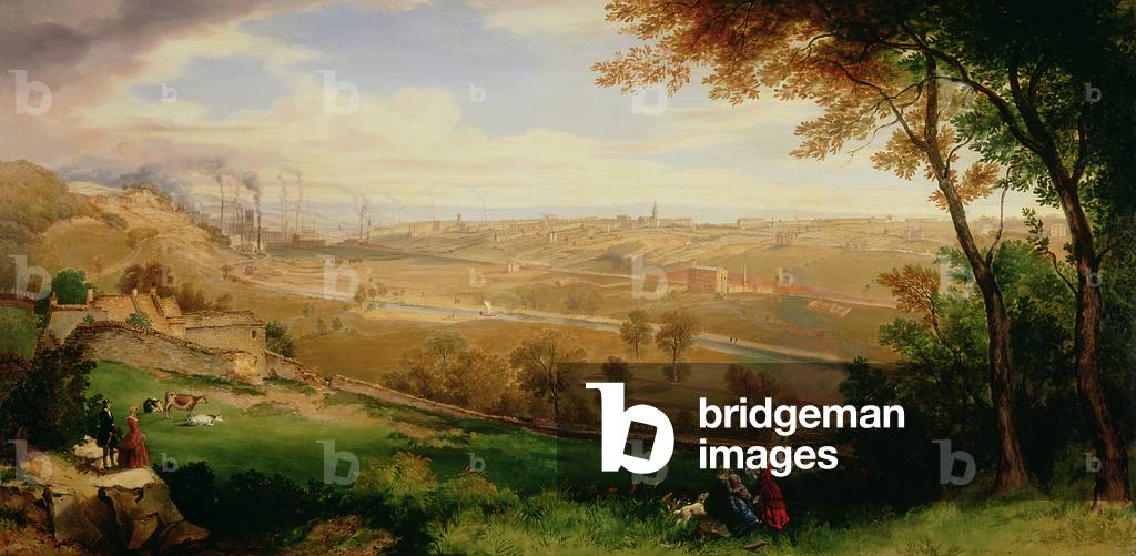 View of Bradford, 1849 (oil on canvas)