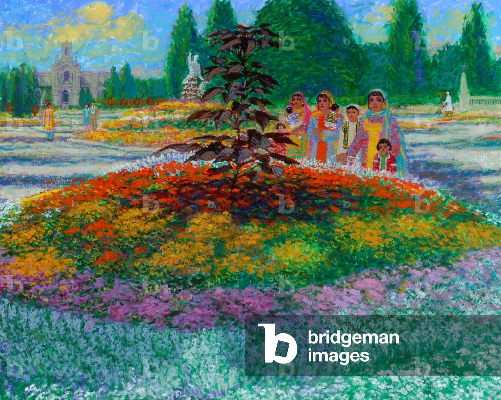 Summer Colours, Lister Park, c.1996 (oil on canvas)