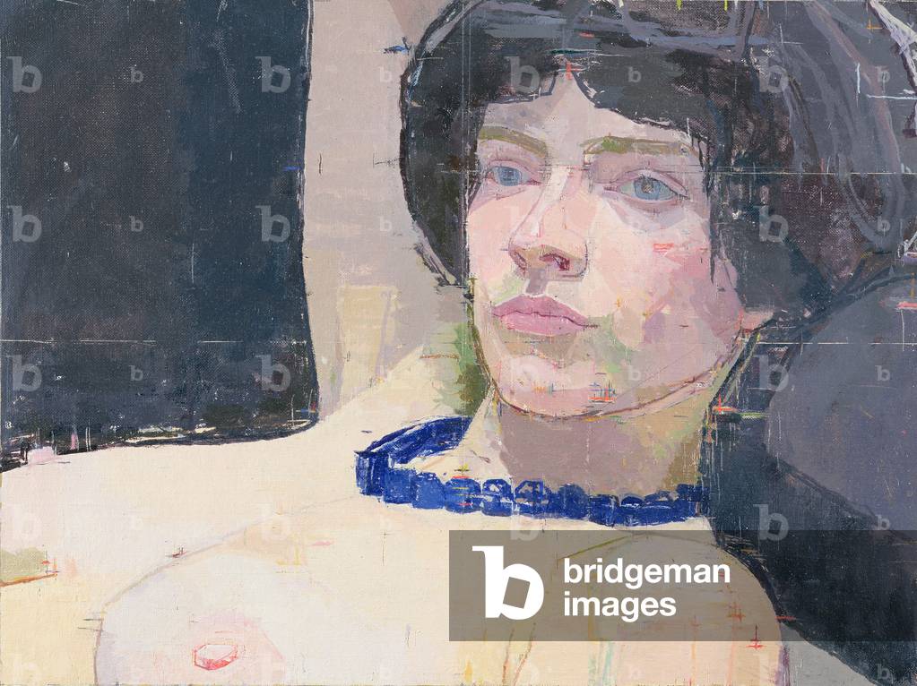 Zoe, 1987-93 (olio su tela posata su pannello)