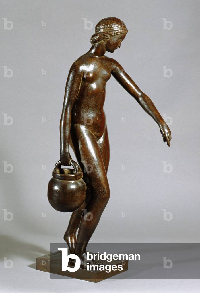 The Water Carrier (bronze) by Joseph Bernard