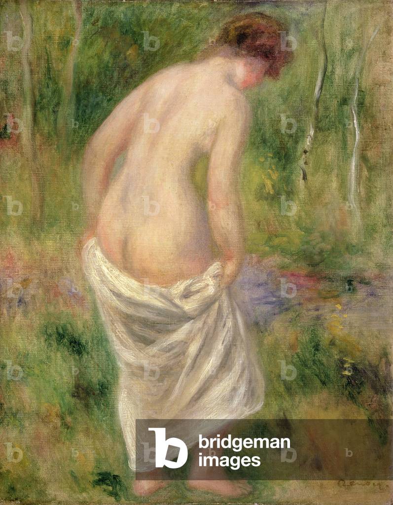 Standing Nude in a Landscape, 1914 (oil on canvas)