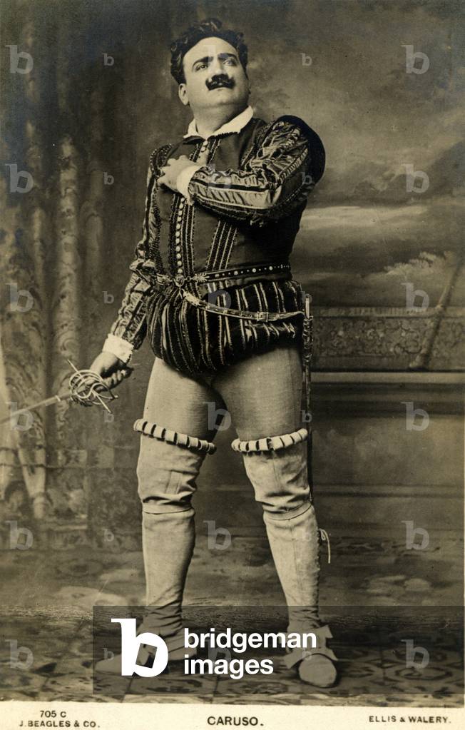 Caruso in title role of Verdi's ' Ernani' Italian tenor (1873-1921)