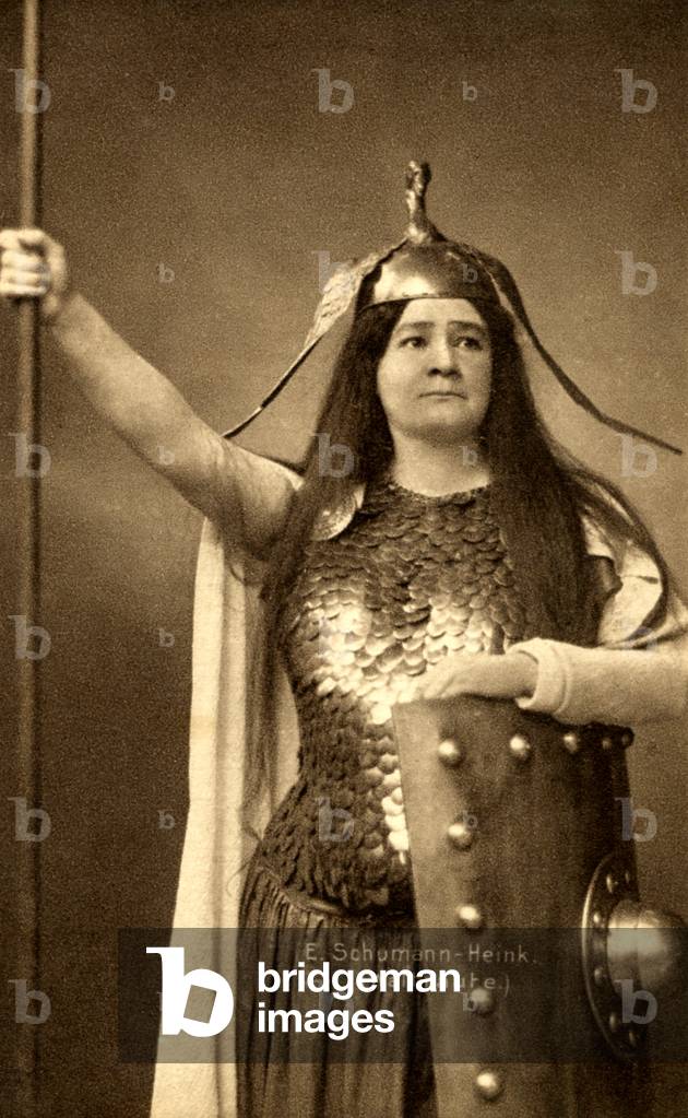 Ernestine Schumann-Heink - portrait of the Czech (later American) operatic contralto as 'Waltraute' in Richard Wagner 's opera 'Götterdämmerung' (Twilight of the Gods)