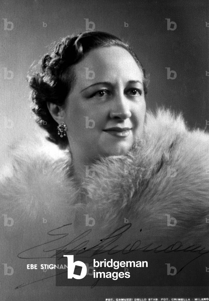 Ebe Stignani - portrait