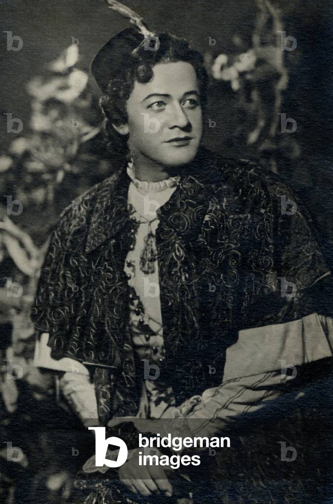 Sergei - Sergey Lemeshev - portrait in role as Romeo in Charles Gounod 's opera Romeo and Juliet