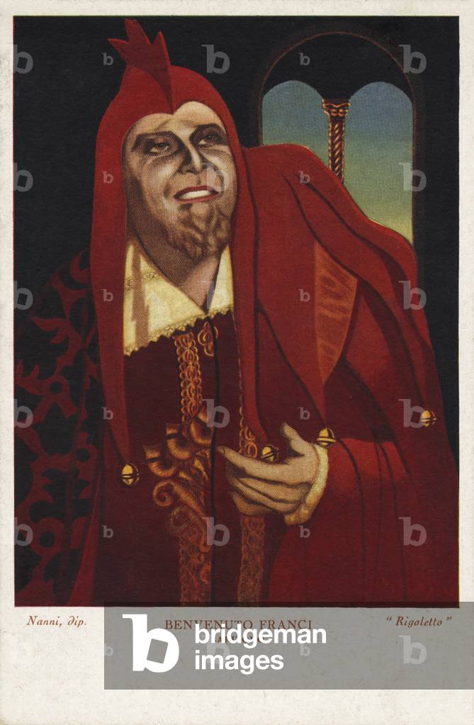 Benvenuto Franci as Verdi's ' Rigoletto' Italian baritone