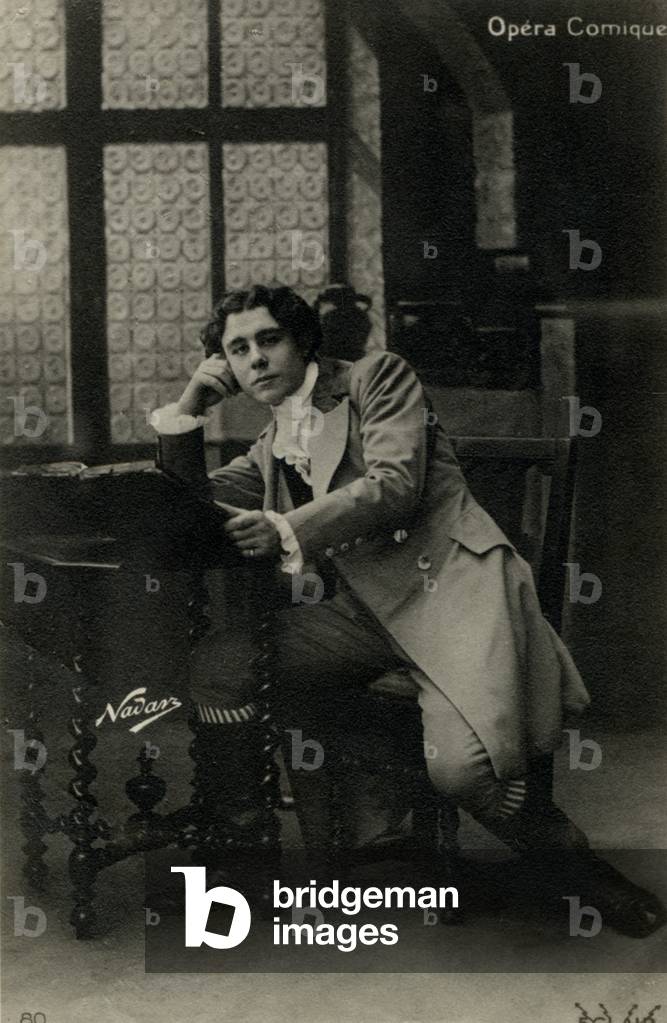 David Devries - portrait  in role as Werther in Jules Massenet 's opera at the Opera Comique, Paris, France