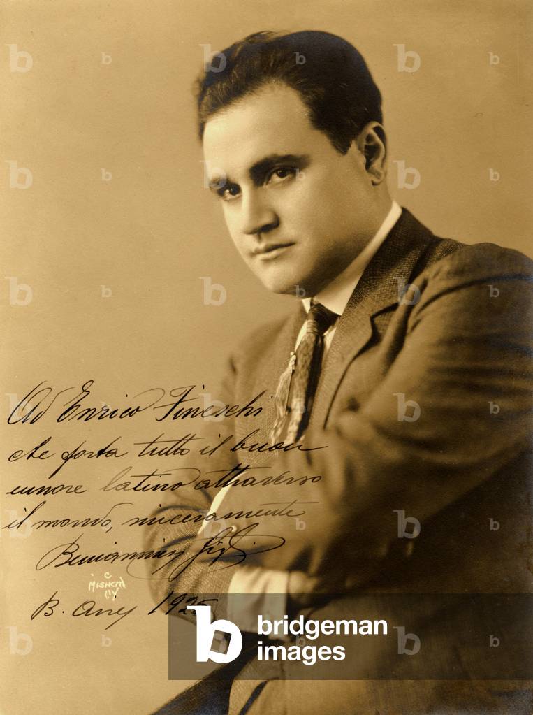 GIGLI, Beniamino Italian tenor
