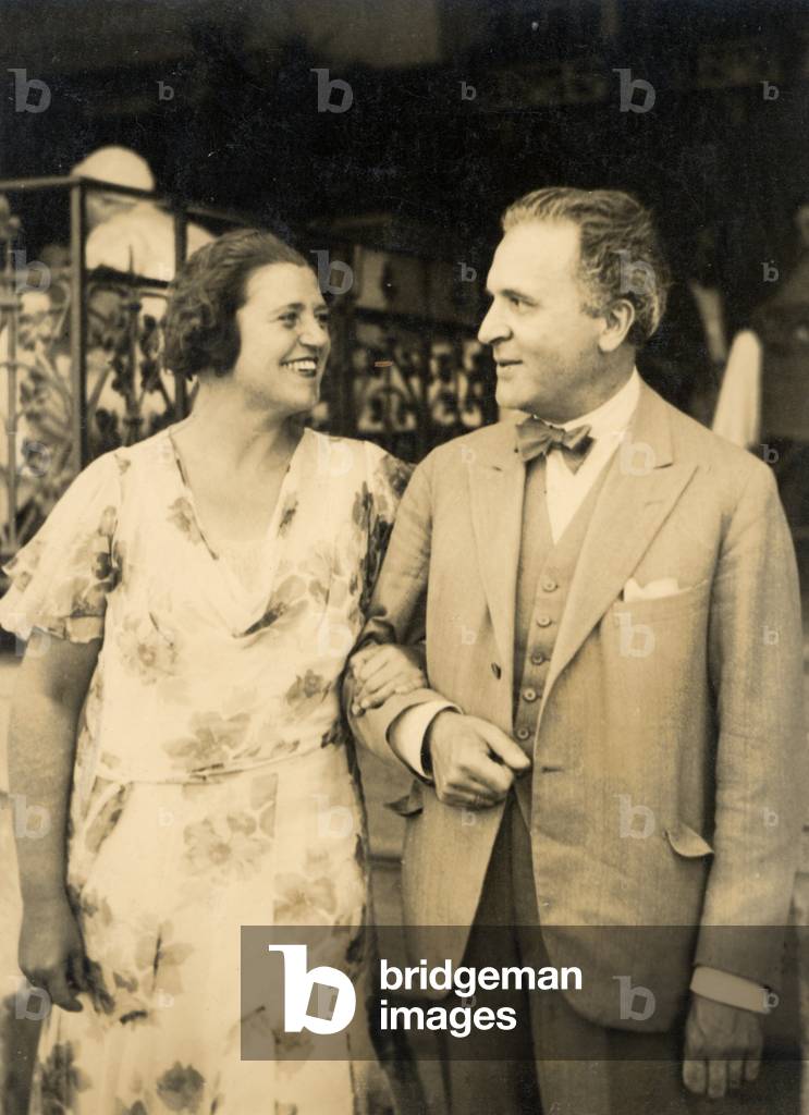 Bruno Walter, German conductor and pianist,  with Lotte Lehmann, German-American soprano, in 1930's