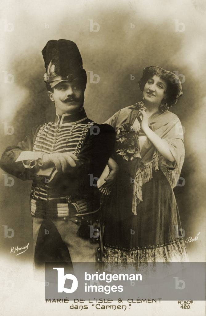 Clement, Edmond as Don Jose in Bizet 's opera ' Carmen '