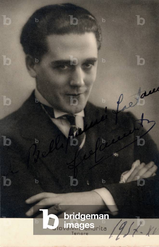 Giovanni Manurita, signed portrait