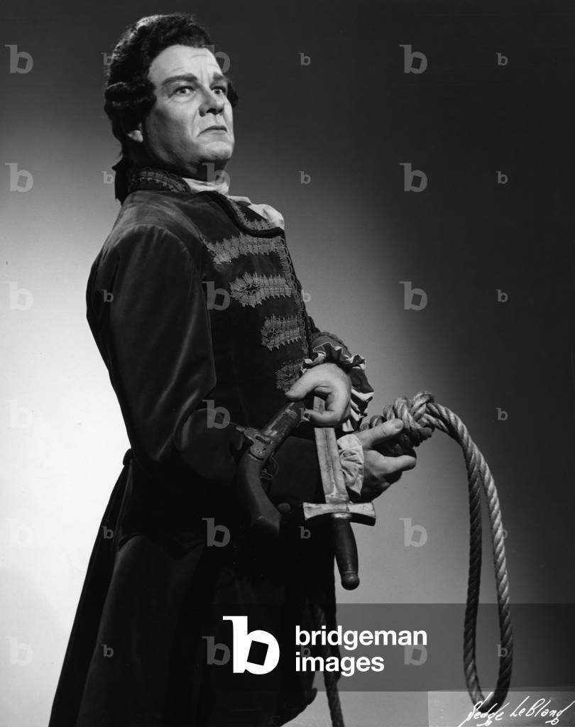 Mack Harrell as Nick Shadow in Stravinsky's The Rake Progress, 1953