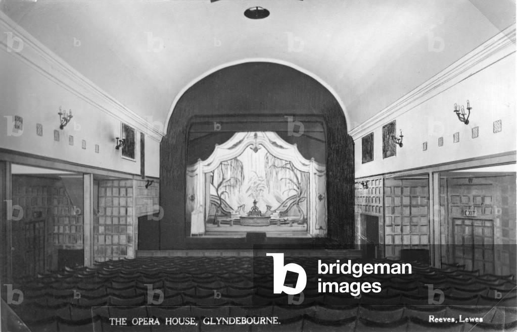 Glyndebourne Theatre - original interior of the opera house