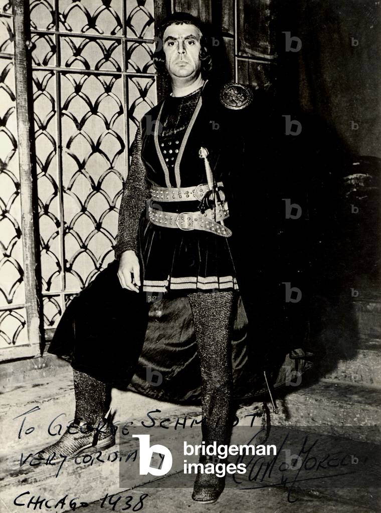 Carlo Morelli, real name Carlo Zanelli, Chilean baritone, 1897-1970