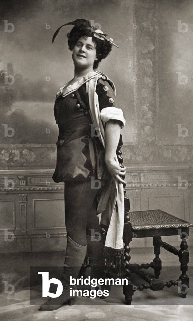 Lily Morris - portrait of the English actress and music hall singer in 'Jack and Jill'