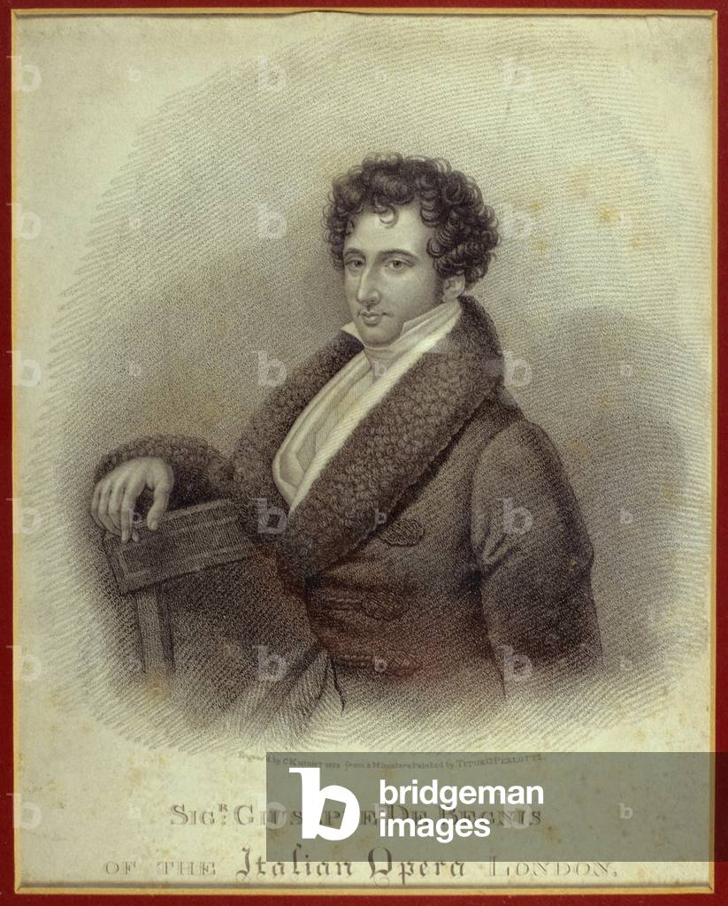 Giuseppe de Begnis - portrait of the Italian bass, 1793 - August 1849