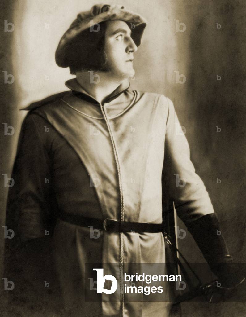 Max Lorenz - portrait in role as Richard Wagner 's Walther von Stolzing in 'Die Meistersinger von Nürnberg' - 'The Mastersingers of Nuremberg' at Bayreuth