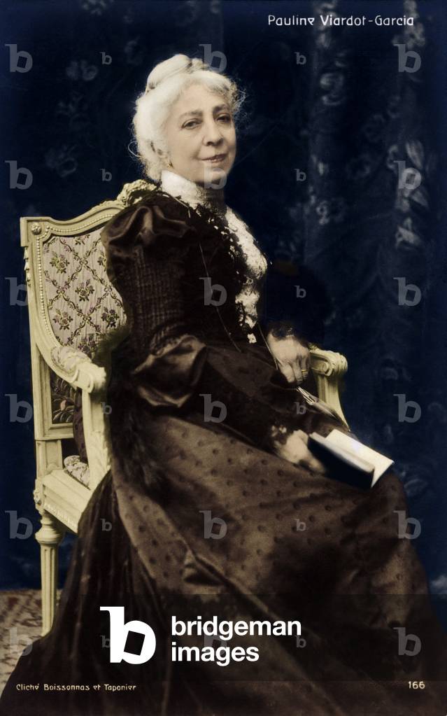 Pauline Viardot-Garcia, French mezzo-soprano and composer, 1821-1910