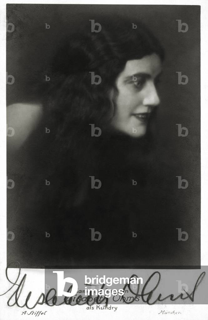 Elisabeth Ohms as Kundry in Richard Wagner 's opera Parsifal