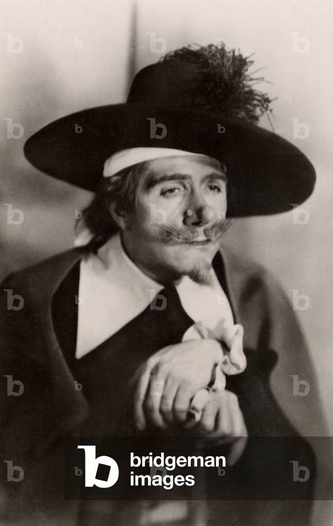 José Luccioni - portrait in role as Franco Alfano 's Cyrano de Bergerac
