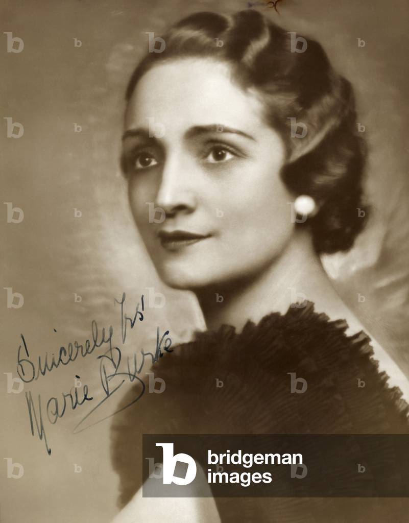 Marie Burke - signed portrait of the English actress