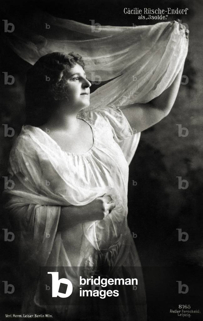 Cäcilie Rüsche - Endorf as Isolde in Richard Wagner 's opera Tristan & Isolde