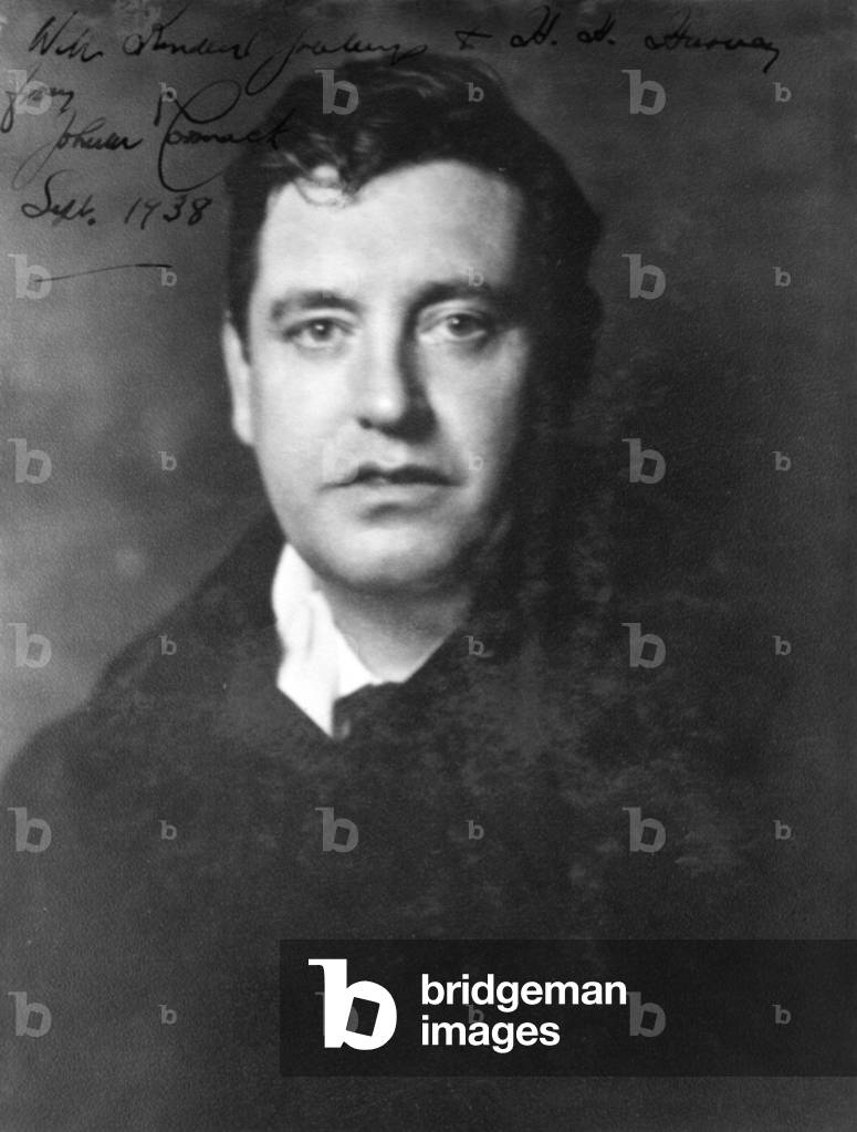 John McCormack - signed portrait of the Irish tenor, dated September 1938