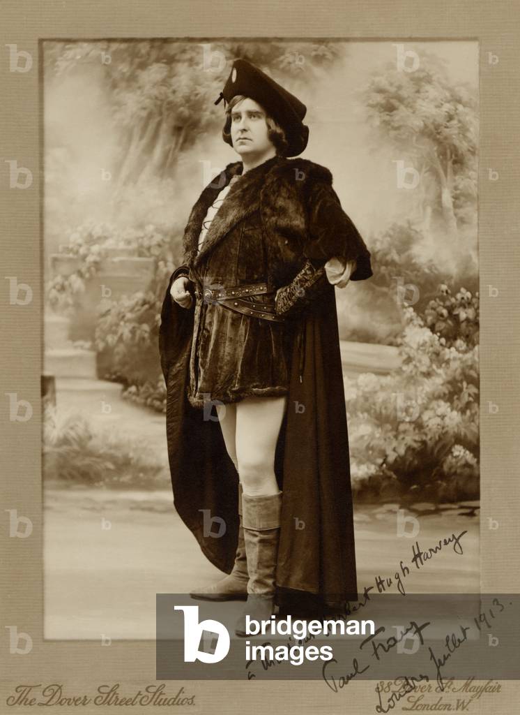 Paul Franz (originally Francois Gautier) - portrait in role as Faust in Charles Gounod opera, performed in Covent Garden, London, 1913