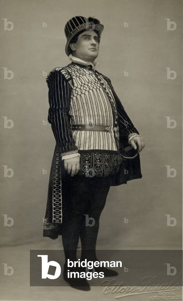 Francesco Merli - portrait in role as Giuseppe Verdi 's Don Carlos