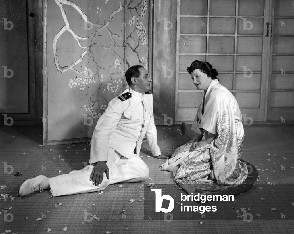 Madame Butterfly - Heddle Nash and Maggie Teyte in Puccini's opera Madame Butterfly, Royal Opera Covent Garden, 1937