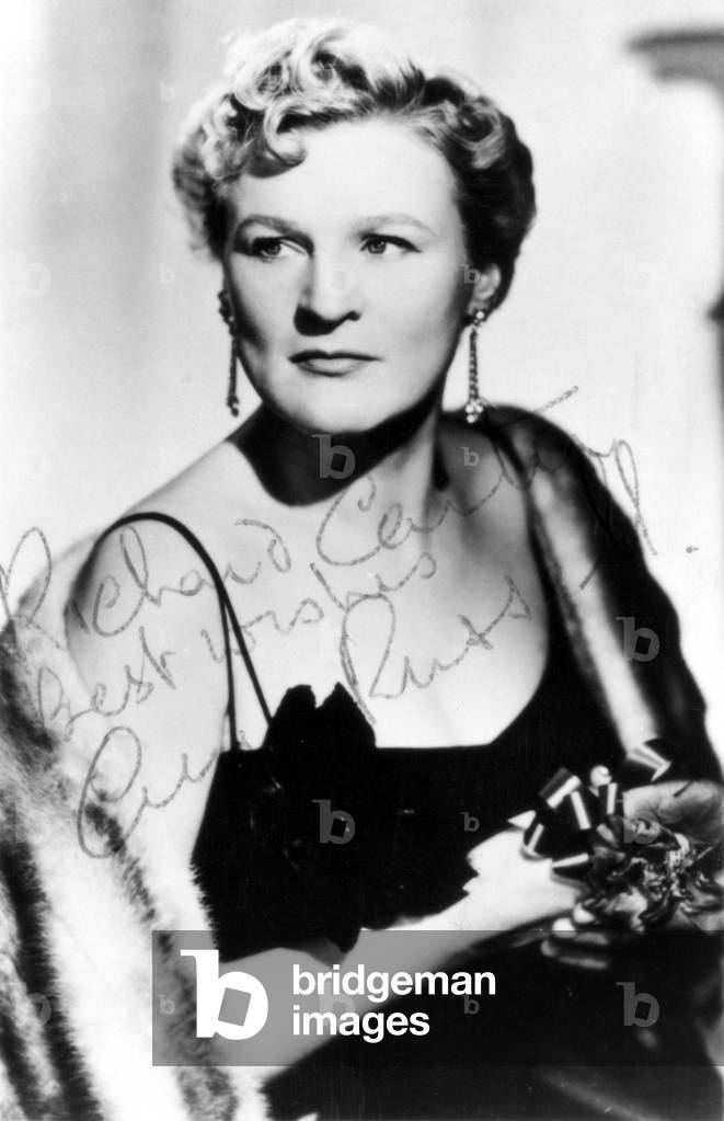Anna Russell - signed portrait of English singer and comedian