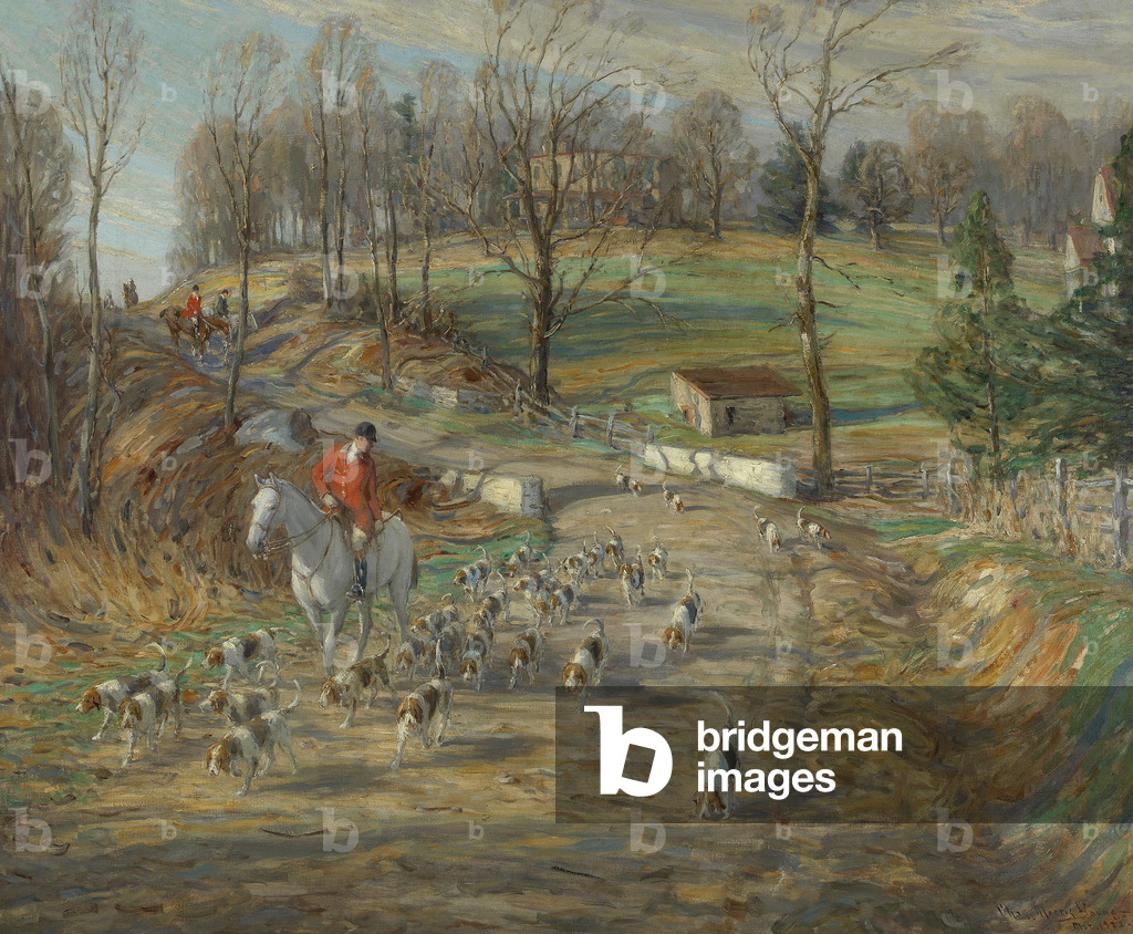 Going Home, 1922 (oil on canvas)